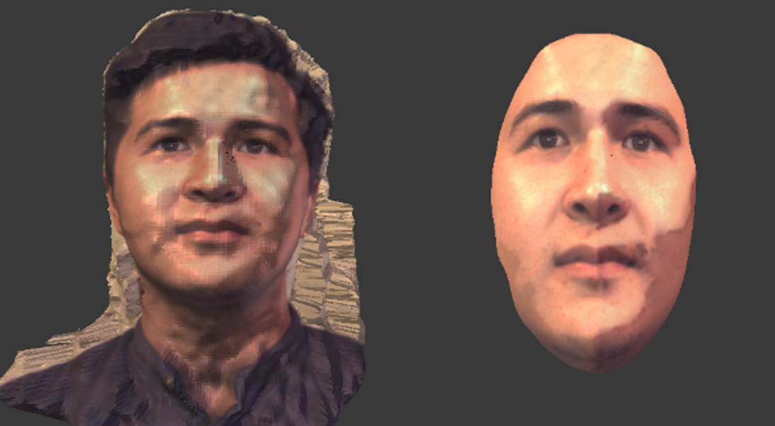 Preprocessing of 2.5D Facial Images